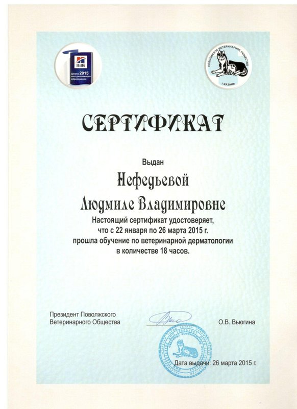 Документ или сертификат