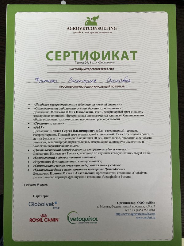 Документ или сертификат