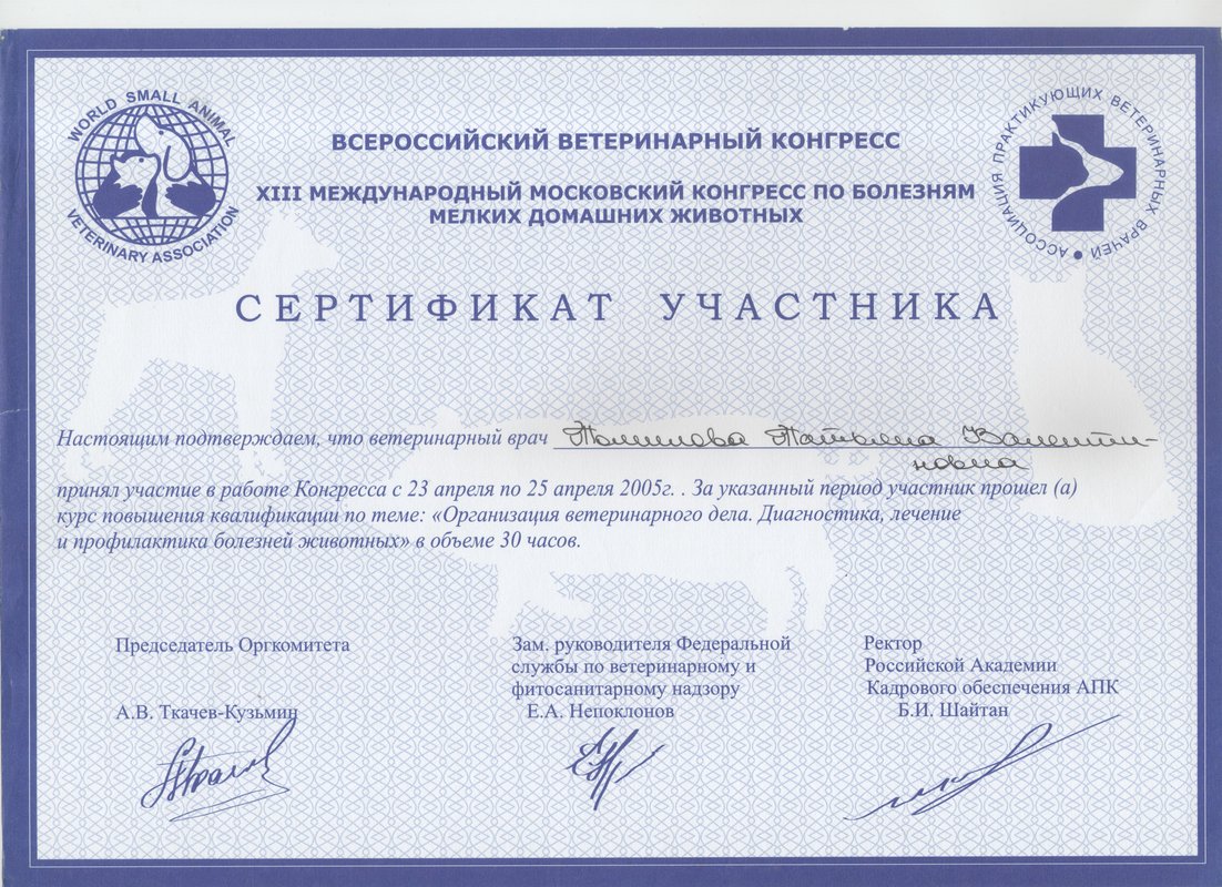 Документ или сертификат