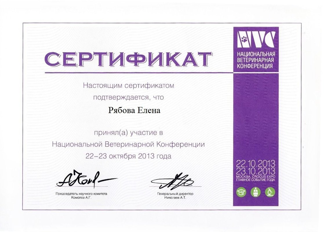Документ или сертификат