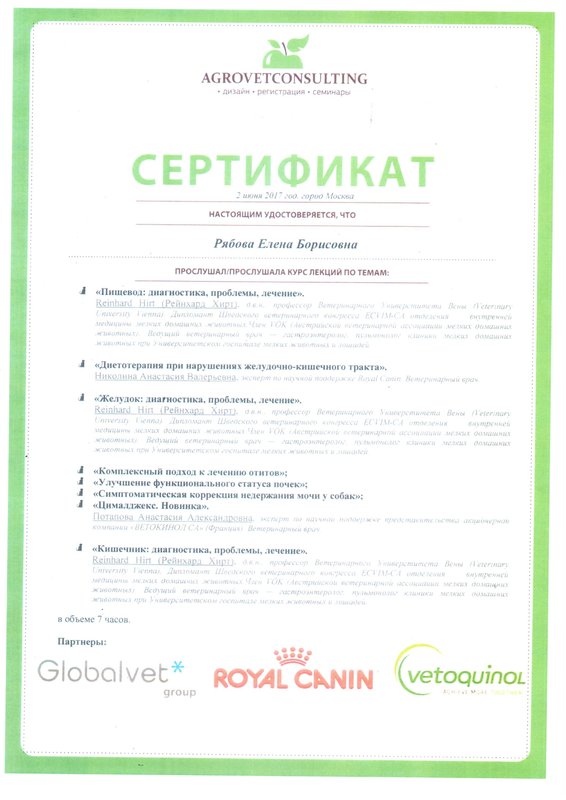 Документ или сертификат