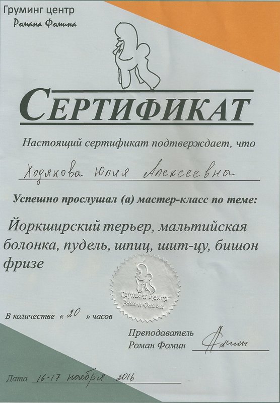 Документ или сертификат