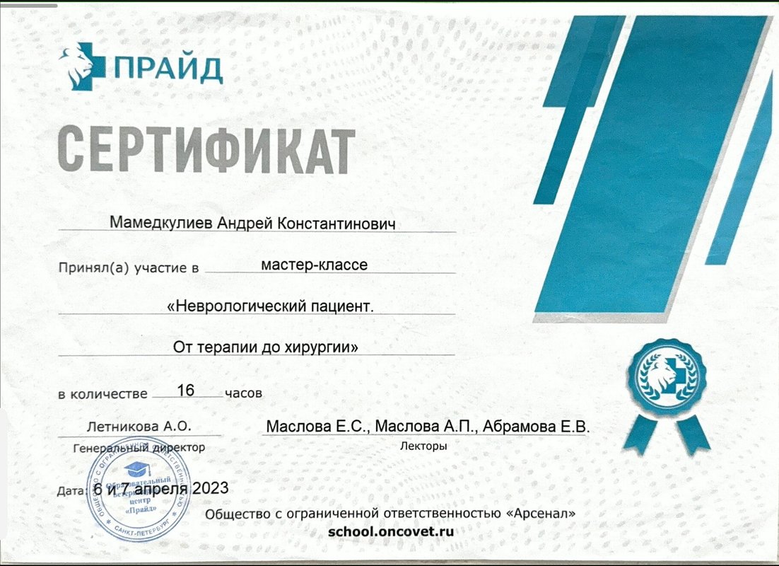 Документ или сертификат