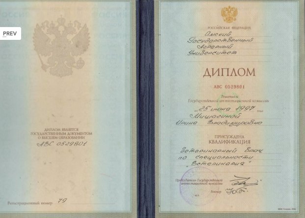 Документ или сертификат