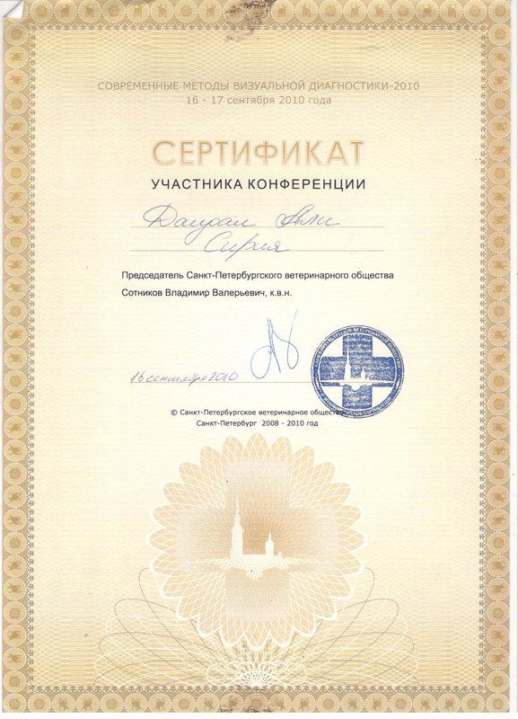 Документ или сертификат