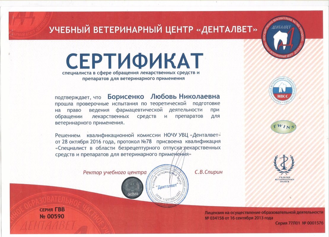 Документ или сертификат