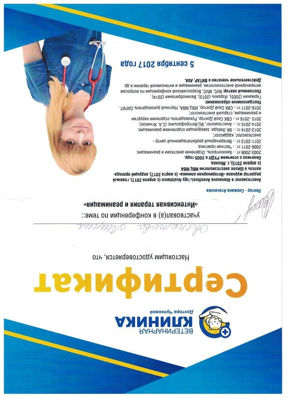 Документ или сертификат