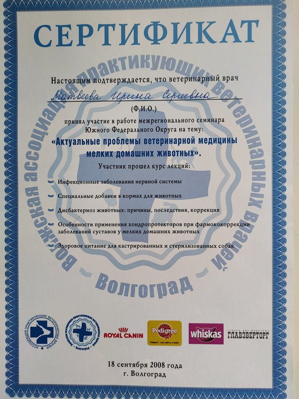 Документ или сертификат