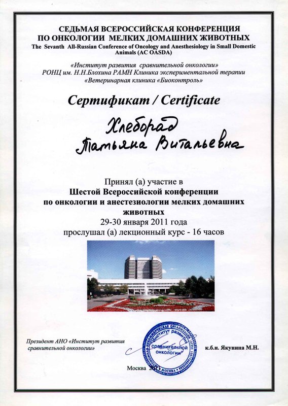 Документ или сертификат