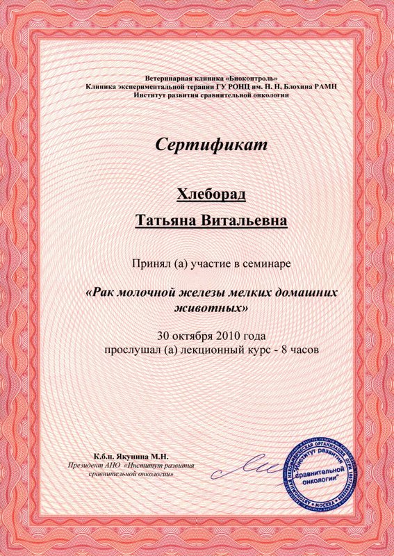 Документ или сертификат