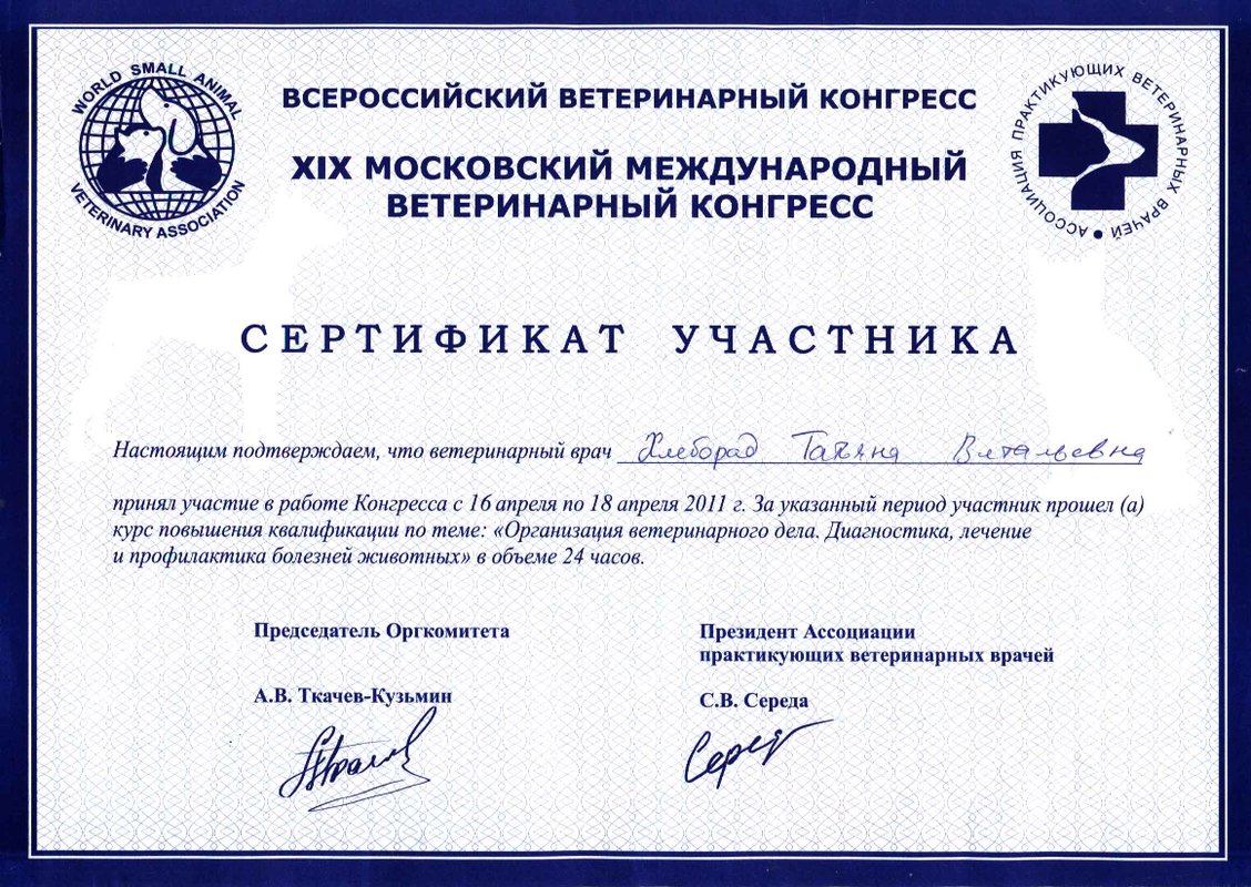 Документ или сертификат