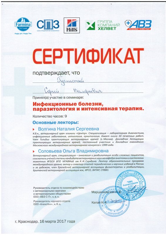 Документ или сертификат