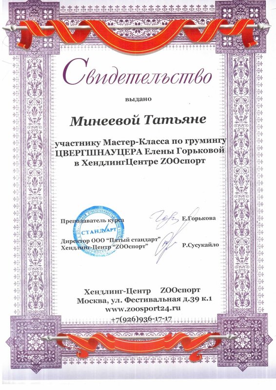 Документ или сертификат