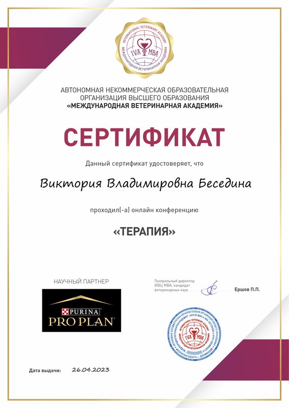 Документ или сертификат