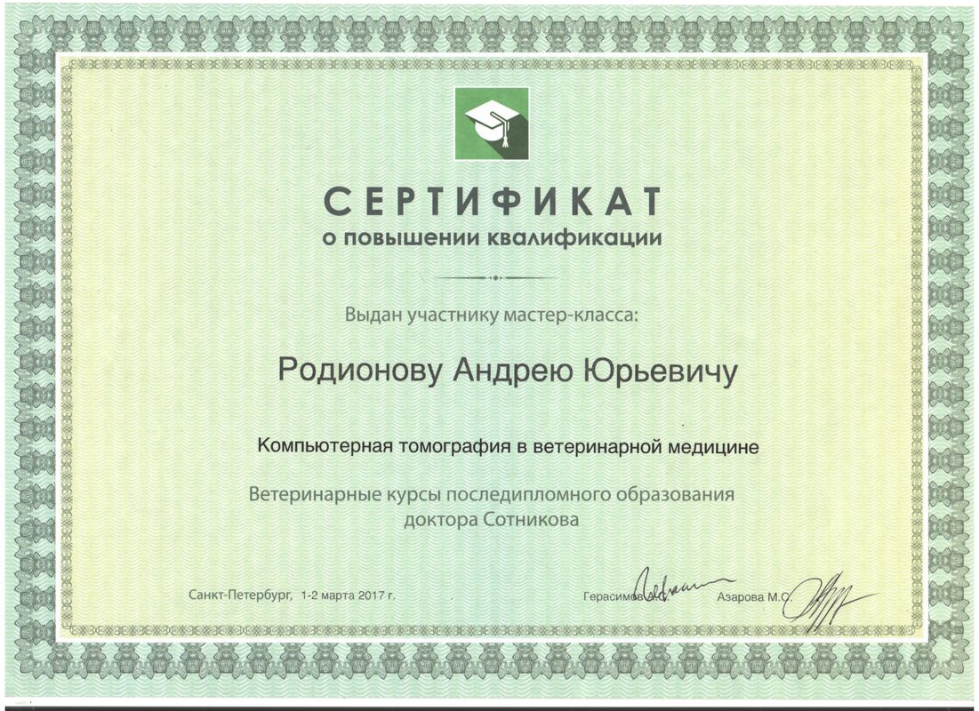 Документ или сертификат