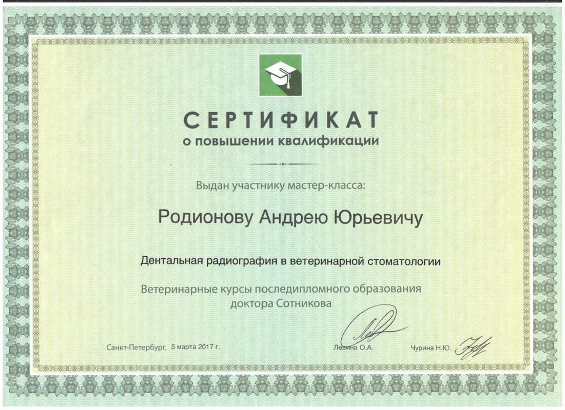 Документ или сертификат