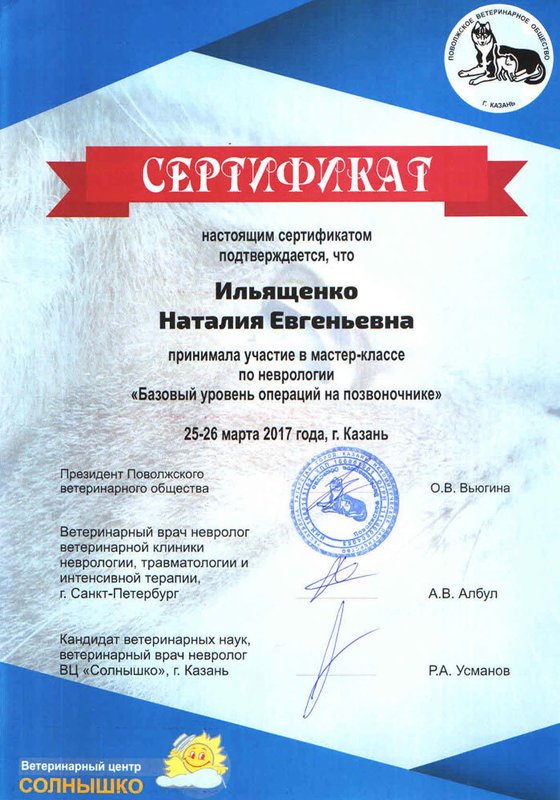 Документ или сертификат