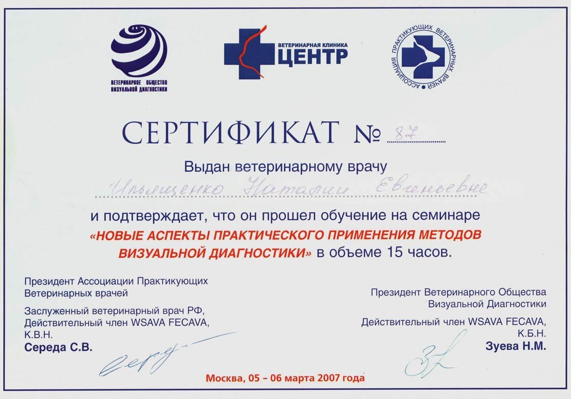 Документ или сертификат