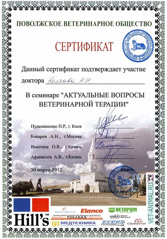 Документ или сертификат