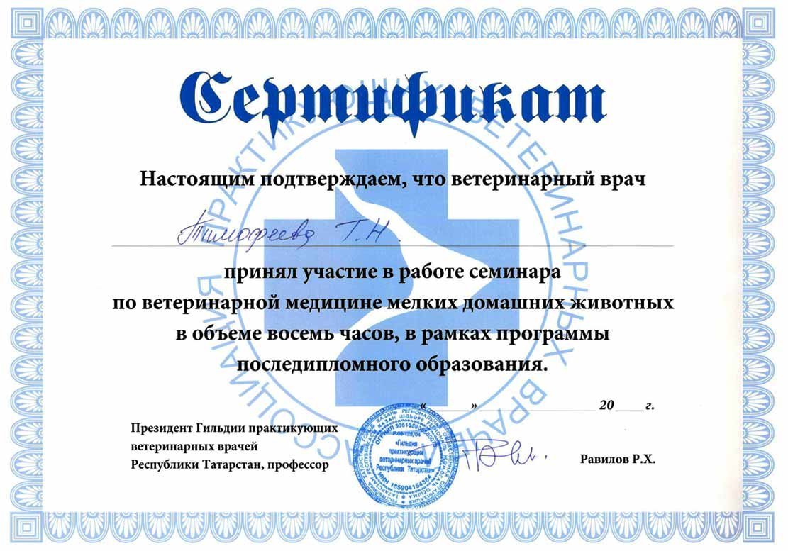 Документ или сертификат