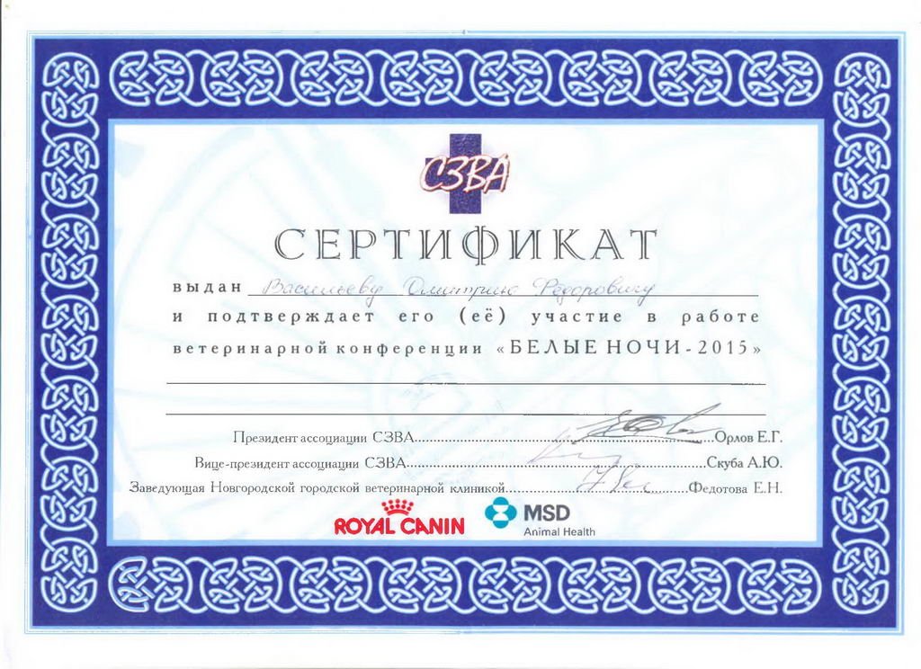 Документ или сертификат