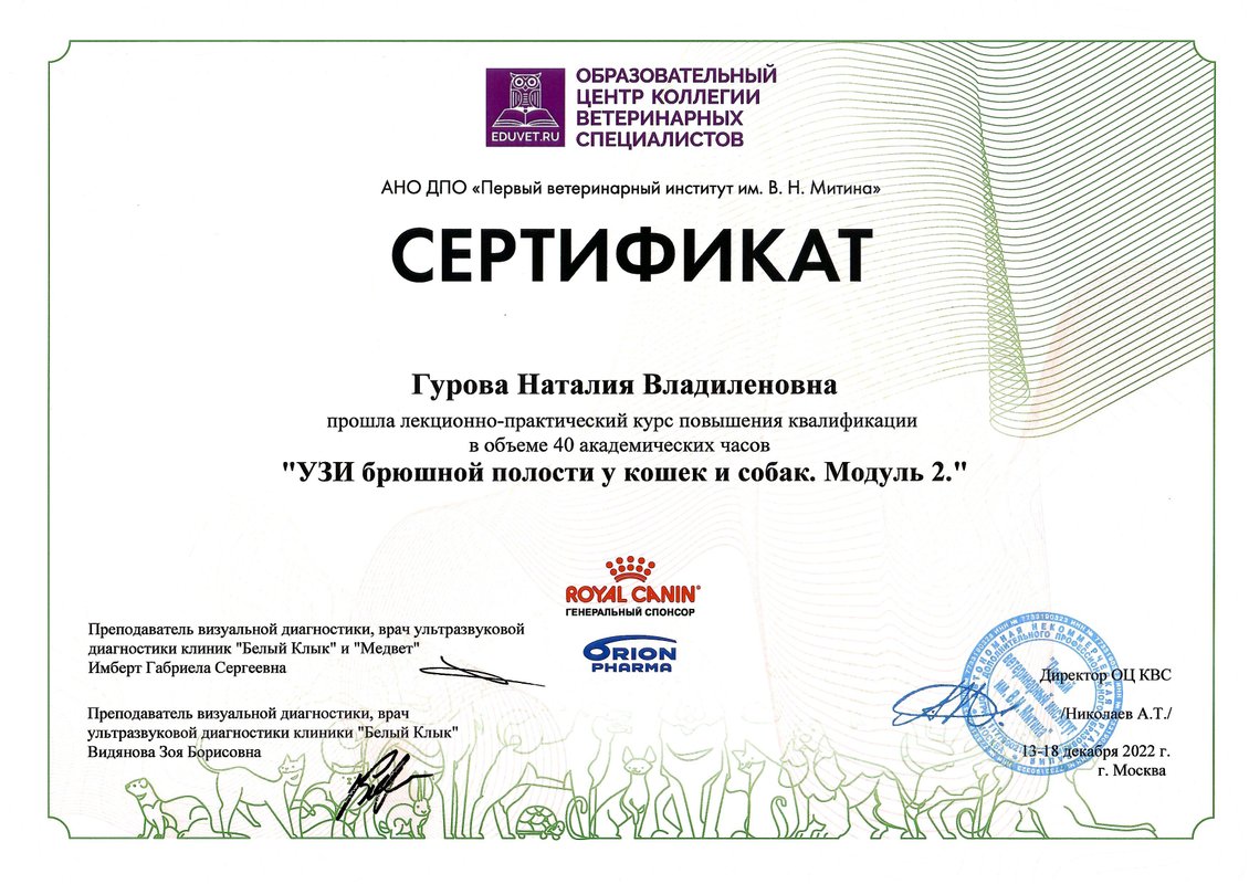 Документ или сертификат