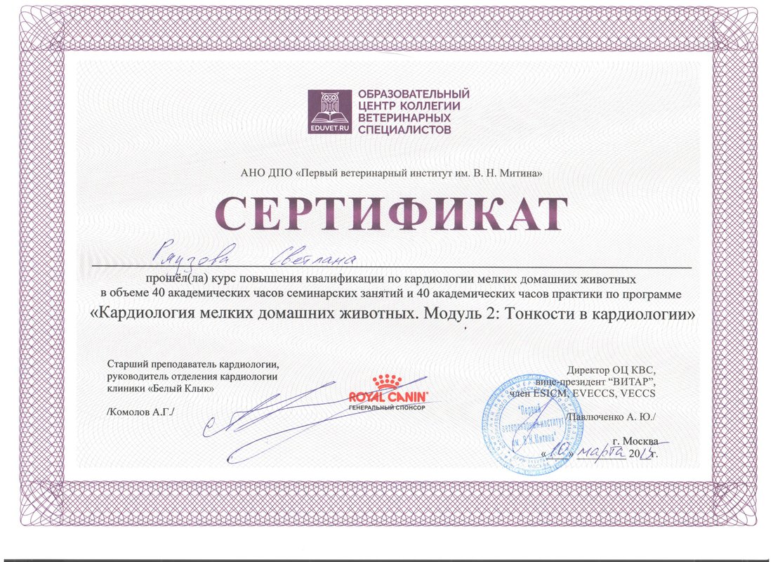 Документ или сертификат