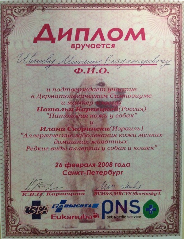 Документ или сертификат