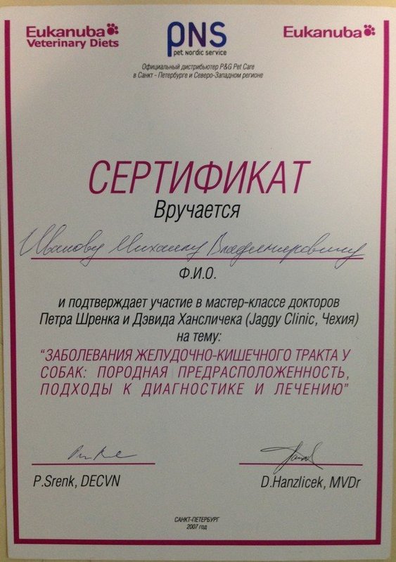 Документ или сертификат