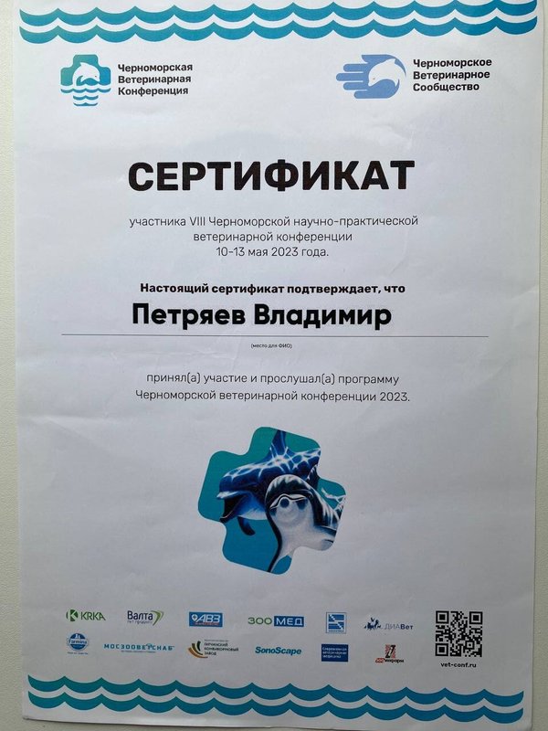 Документ или сертификат