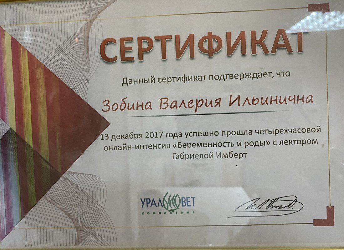 Документ или сертификат