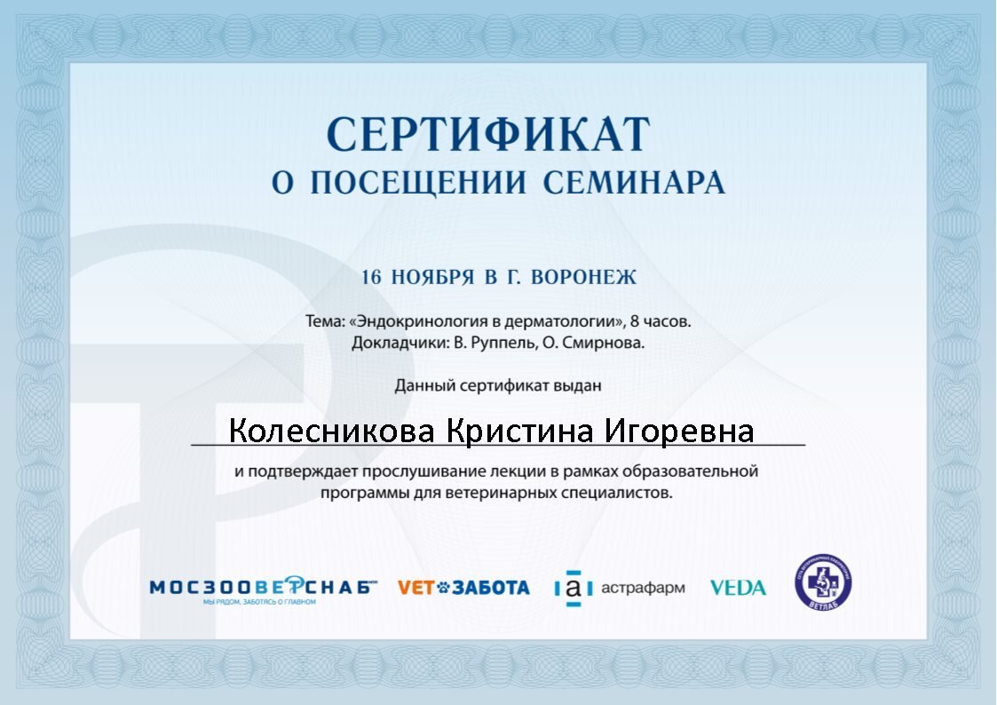 Документ или сертификат