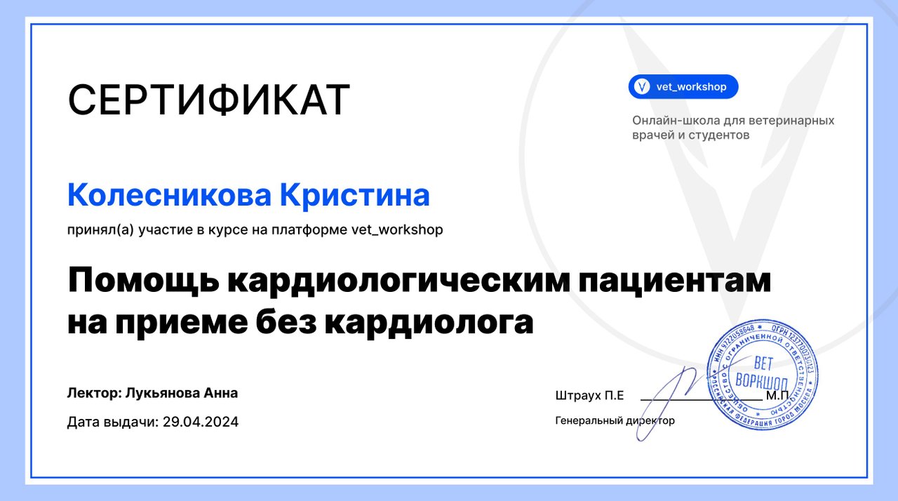 Документ или сертификат