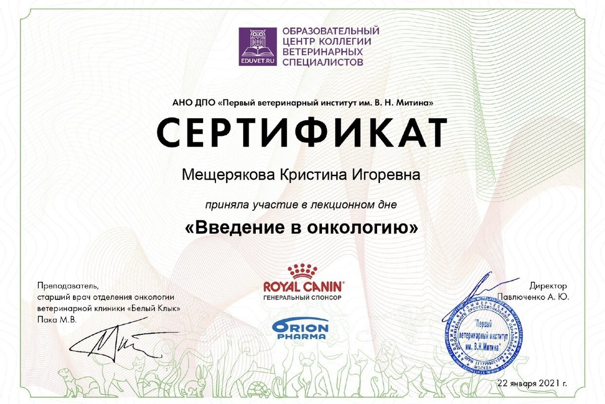 Документ или сертификат