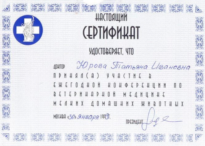 Документ или сертификат