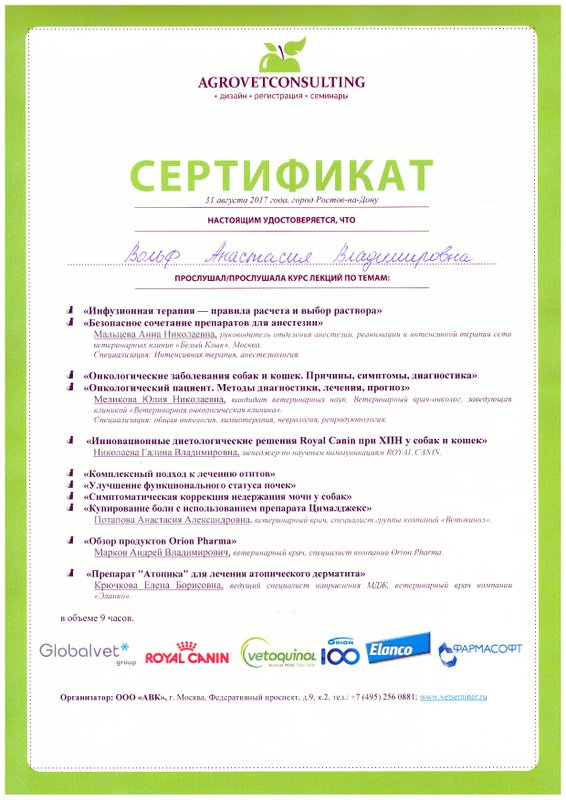 Документ или сертификат