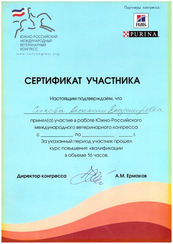 Документ или сертификат