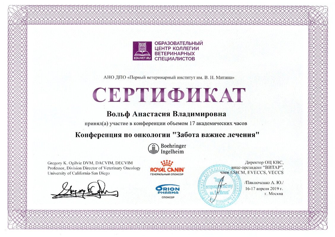 Документ или сертификат