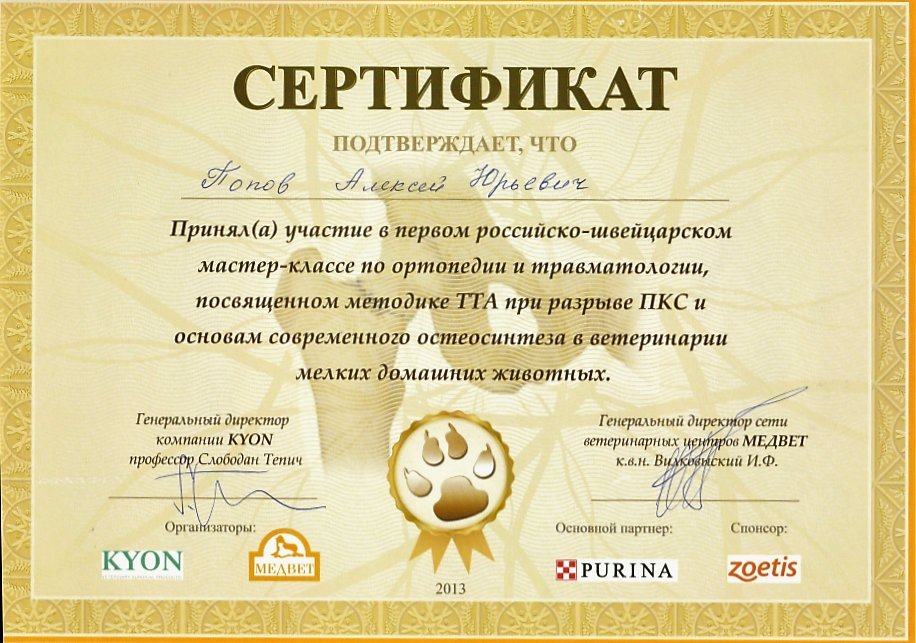 Документ или сертификат