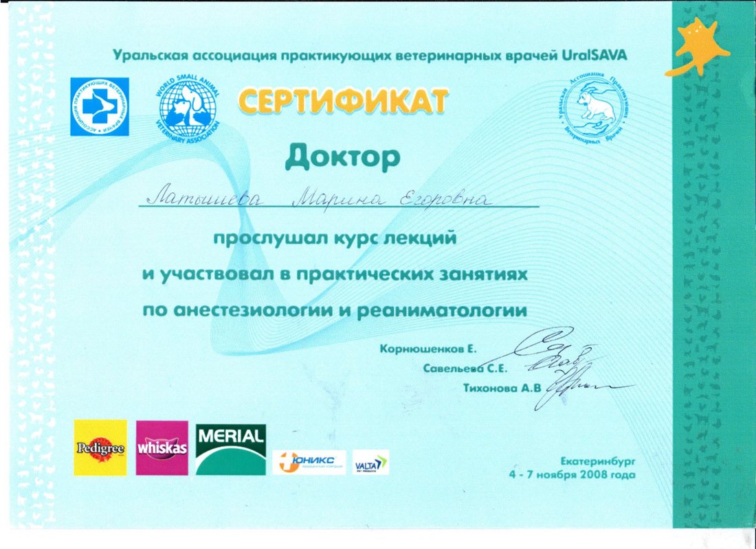 Документ или сертификат