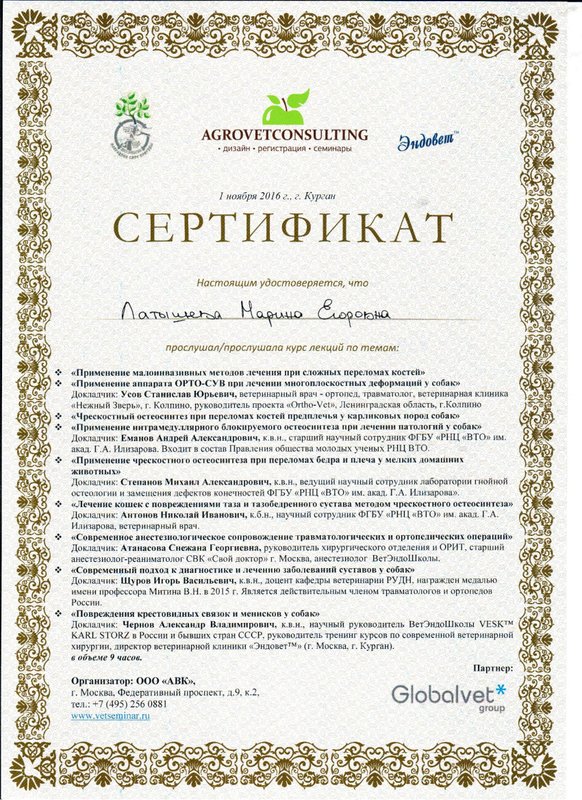 Документ или сертификат
