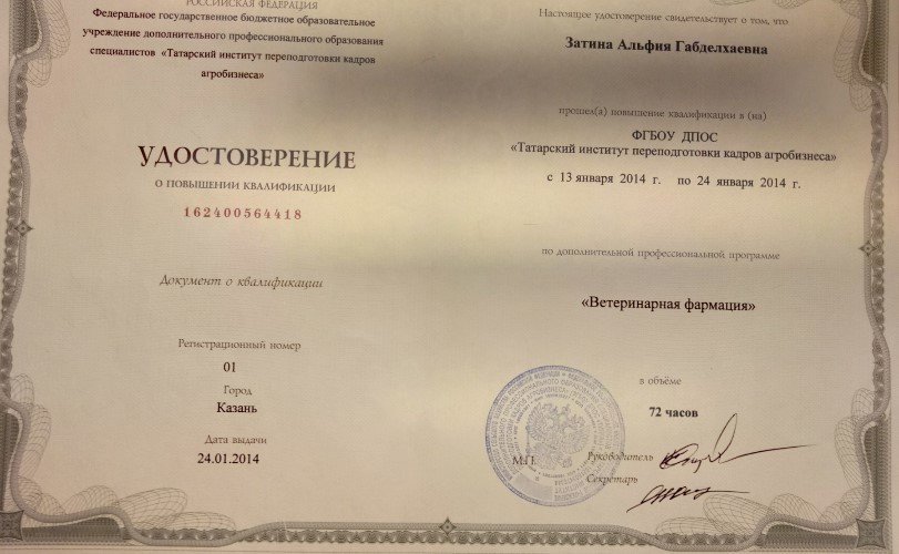 Документ или сертификат