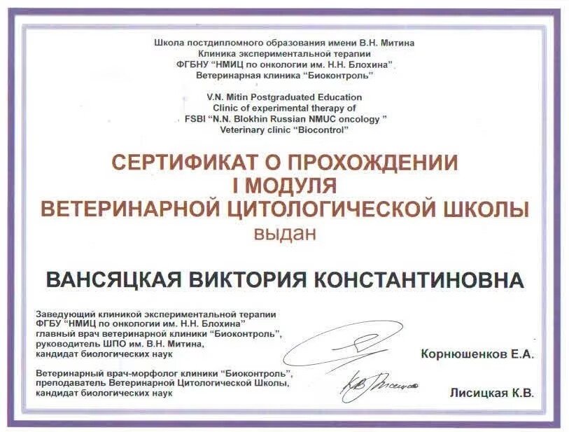 Документ или сертификат