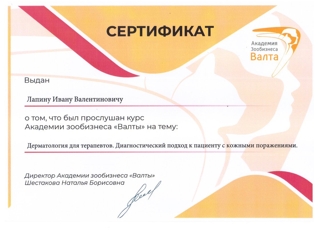Документ или сертификат