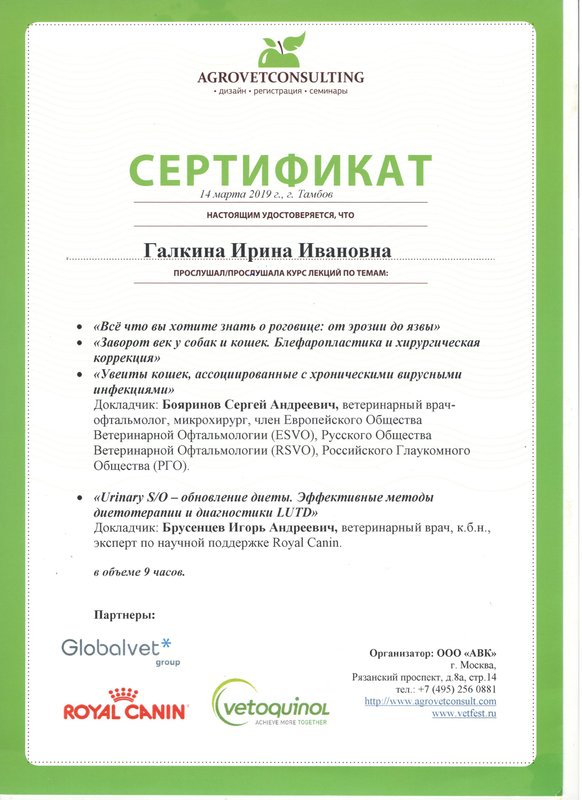 Документ или сертификат