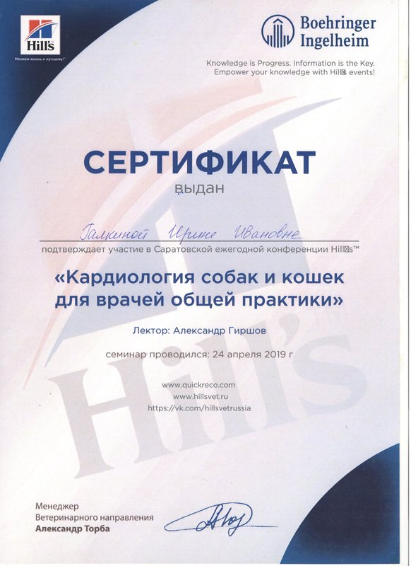 Документ или сертификат