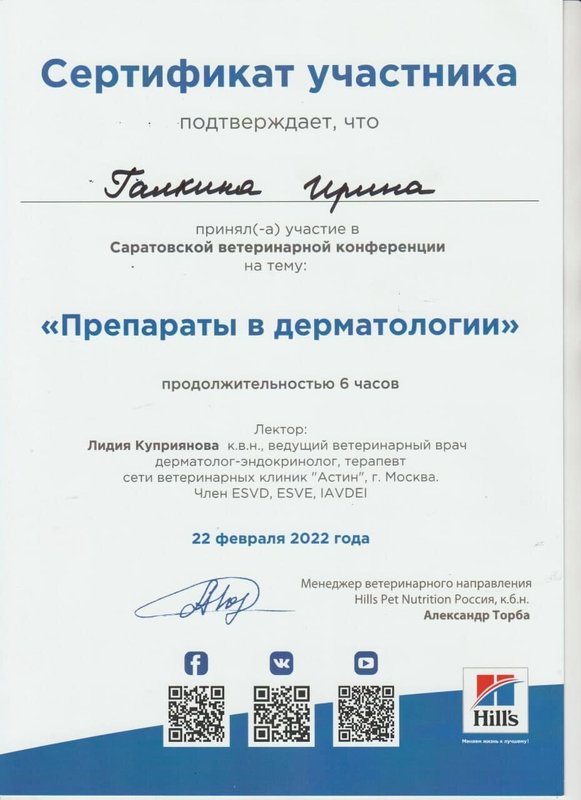 Документ или сертификат