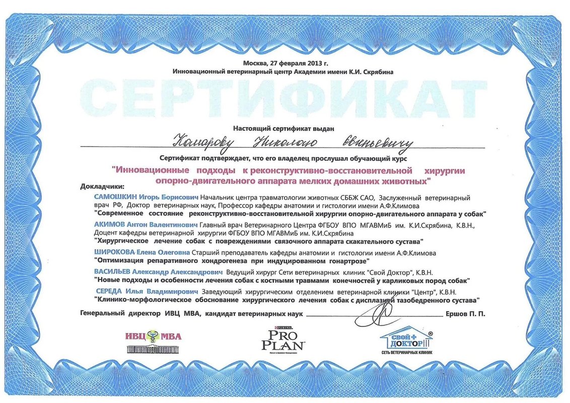 Документ или сертификат