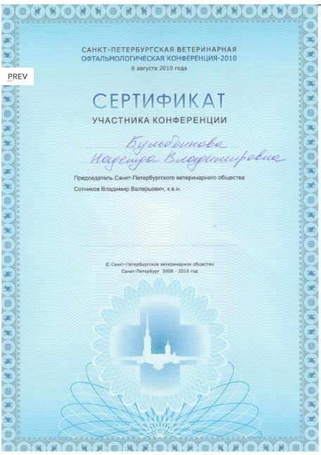 Документ или сертификат