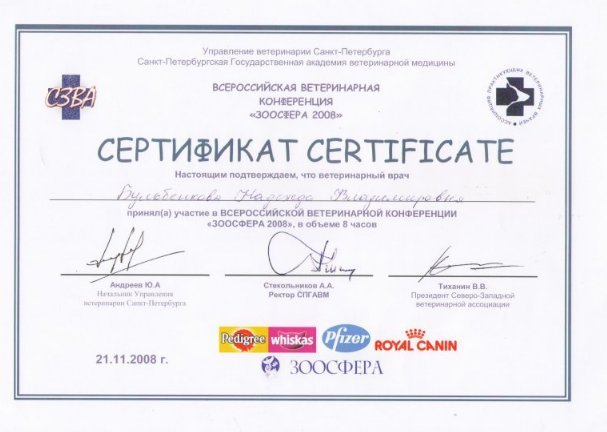 Документ или сертификат